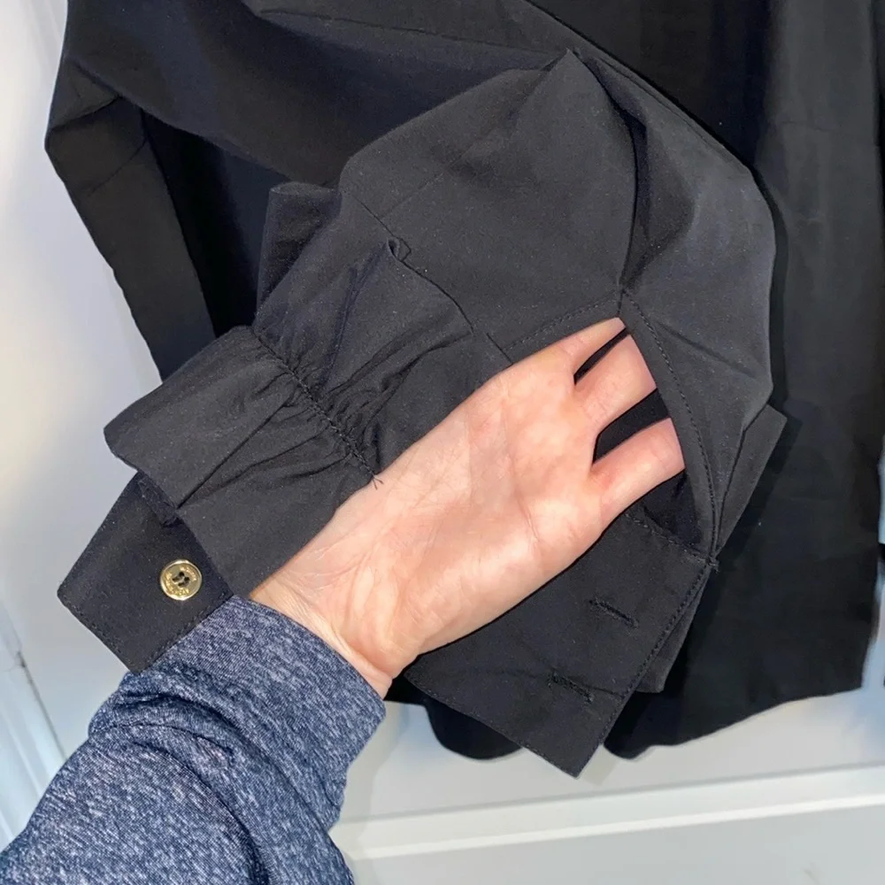 Michael Kors Ruffle Sleeved Top
